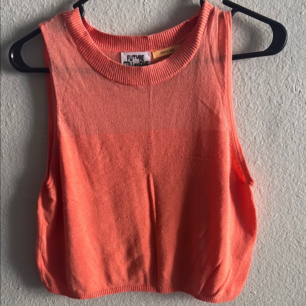 Vibrant Coral Tank Top by Future Collective